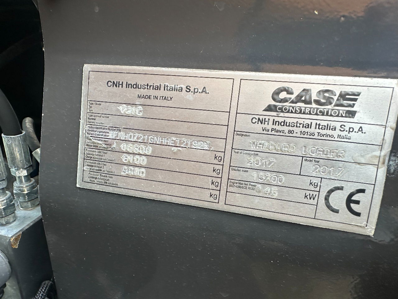 Chargeuse sur pneus Case 721G: photos 13