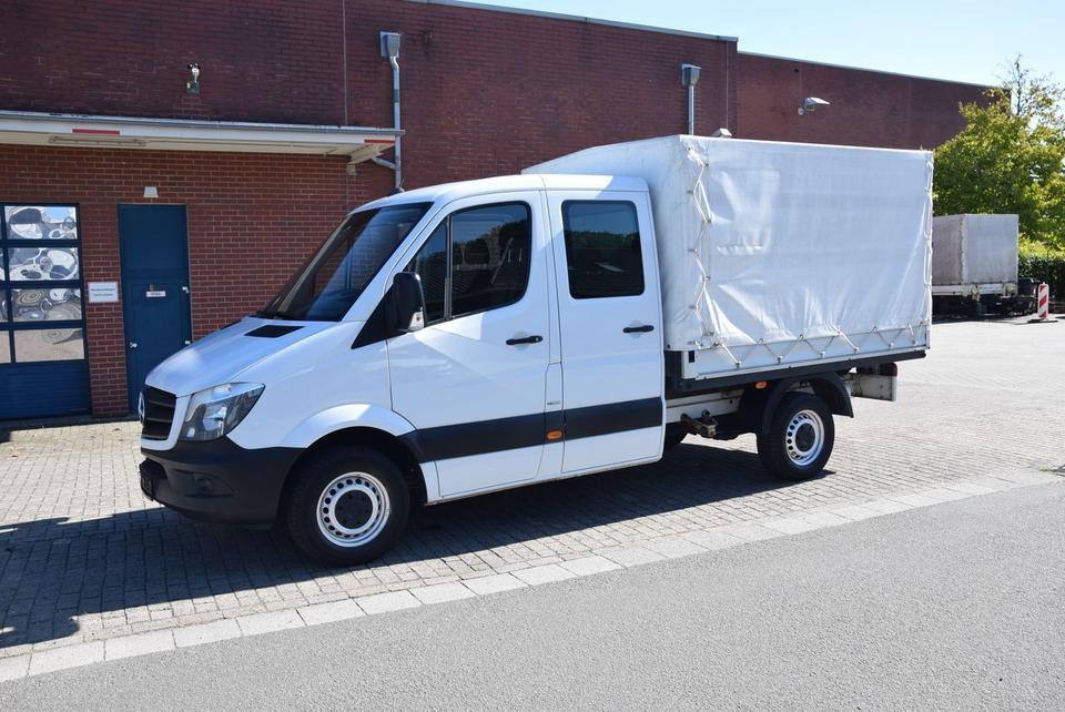 Mercedes-Benz Sprinter 314 CDI Pri Plane Doka 7-Sitze Klima - Utilitaire rideaux coulissants (PLSC), Utilitaire double cabine: photos 1 Mercedes-Benz Sprinter 314 CDI Pri Plane Doka 7-Sitze Klima - Utilitaire rideaux coulissants (PLSC), Utilitaire double cabine: photos 1