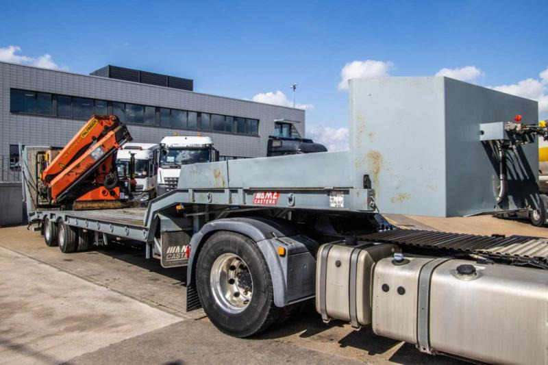 Semi-remorque surbaissé Castera CRANE/KRAN/GRUE-PALFINGER 22002 (2xHydr.): photos 10