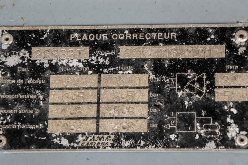 Semi-remorque surbaissé Castera CRANE/KRAN/GRUE-PALFINGER 22002 (2xHydr.): photos 7