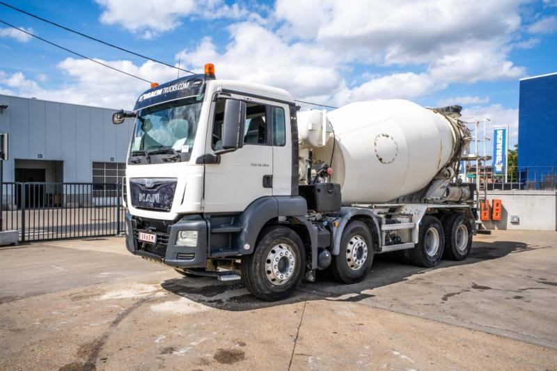 MAN TGS 32 360 BB+ LIEBHERR 9m3 - Camion malaxeur: photos 1 MAN TGS 32 360 BB+ LIEBHERR 9m3 - Camion malaxeur: photos 1