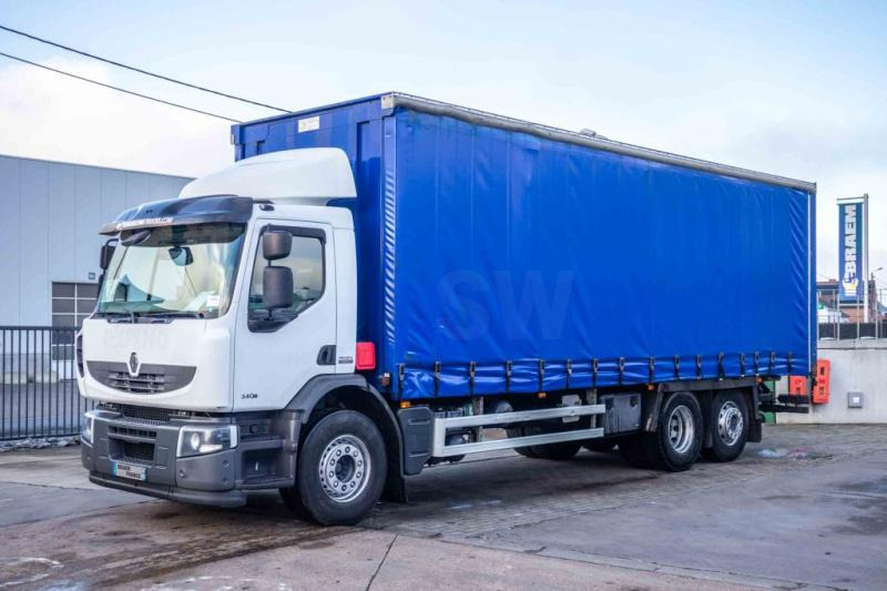 Renault PEMIUM LANDER 340 DXI-6X2 - Camion à rideaux coulissants: photos 1 Renault PEMIUM LANDER 340 DXI-6X2 - Camion à rideaux coulissants: photos 1