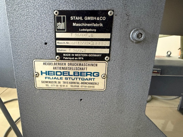 Stahl T 36/4-F - Plieuse de bureau: photos 4 Stahl T 36/4-F - Plieuse de bureau: photos 4