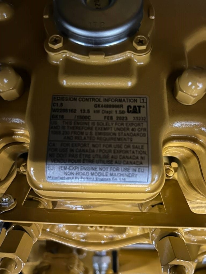Groupe électrogène neuf CAT DE13.5E3 - 13.5 kVA Generator - DPX-18001: photos 14