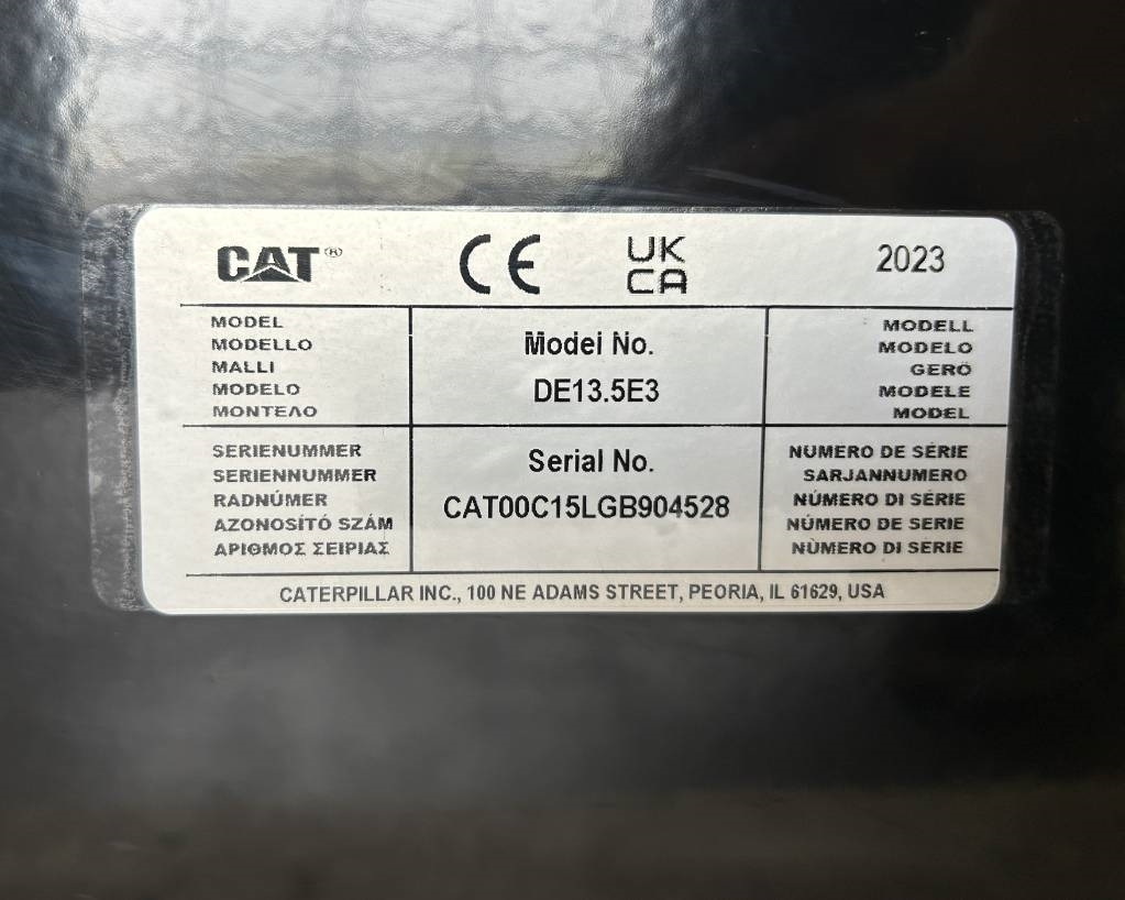 Groupe électrogène neuf CAT DE13.5E3 - 13.5 kVA Generator - DPX-18001: photos 21