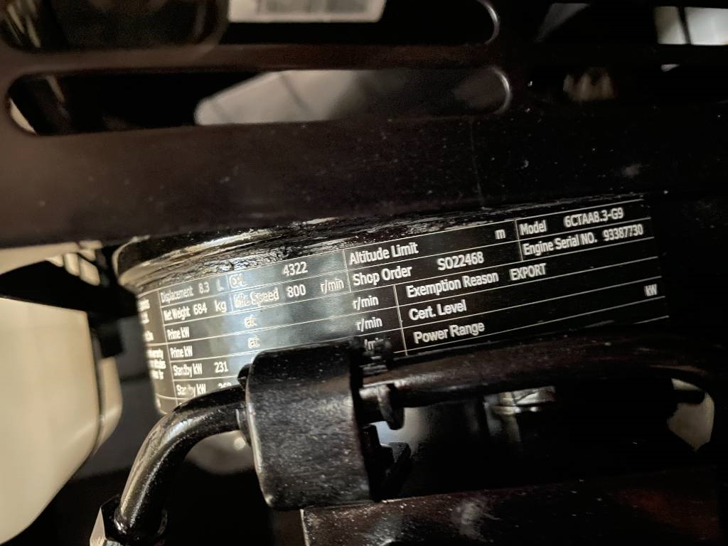 Groupe électrogène neuf Cummins 6CTAA8.3-G9 - 275 kVA Generator - DPX-19842: photos 18