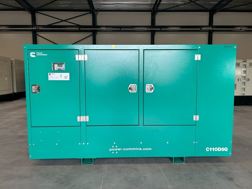 Cummins C110D5Q - 110 kVA Generator - DPX-18509-Q - Groupe électrogène: photos 1 Cummins C110D5Q - 110 kVA Generator - DPX-18509-Q - Groupe électrogène: photos 1