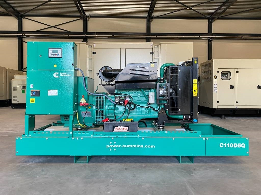 Cummins C110D5Q - Open Genset - DPX-18509-Q-O - Groupe électrogène: photos 1 Cummins C110D5Q - Open Genset - DPX-18509-Q-O - Groupe électrogène: photos 1