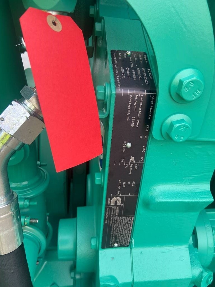 Cummins C2250D5 - 2.250 kVA Genset - QSK60 - DPX-18536-A - Groupe électrogène: photos 5 Cummins C2250D5 - 2.250 kVA Genset - QSK60 - DPX-18536-A - Groupe électrogène: photos 5