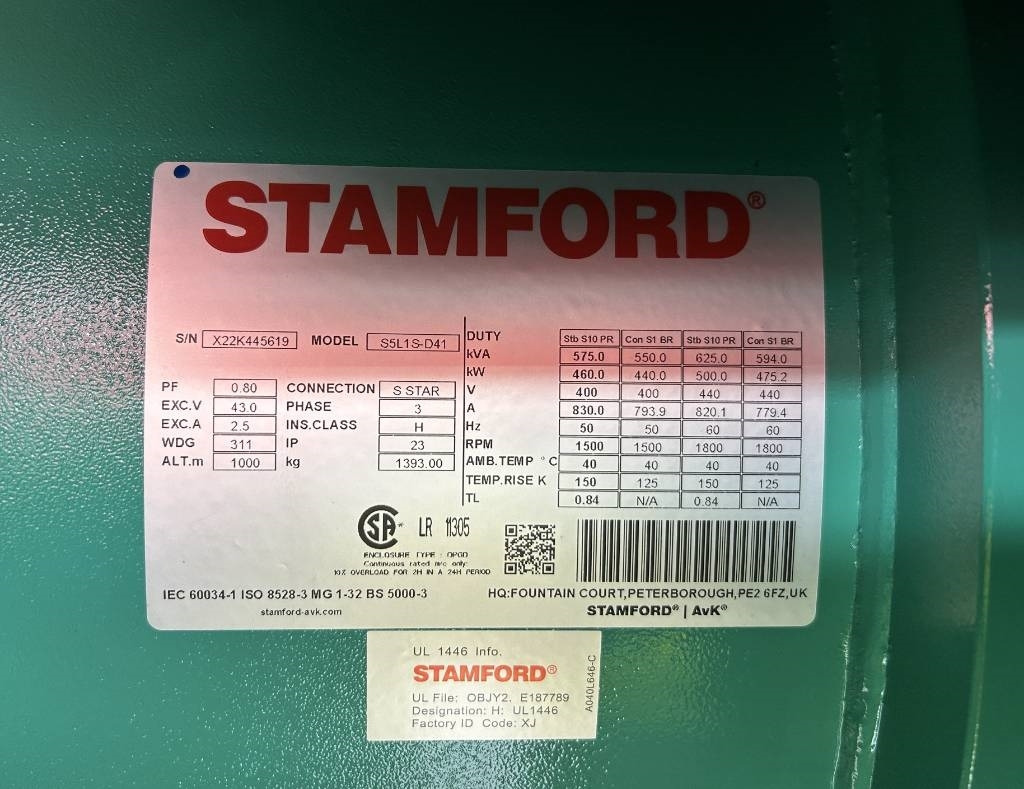 Groupe électrogène Cummins C550D5 - 550 kVA Generator - DPX-12642: photos 14