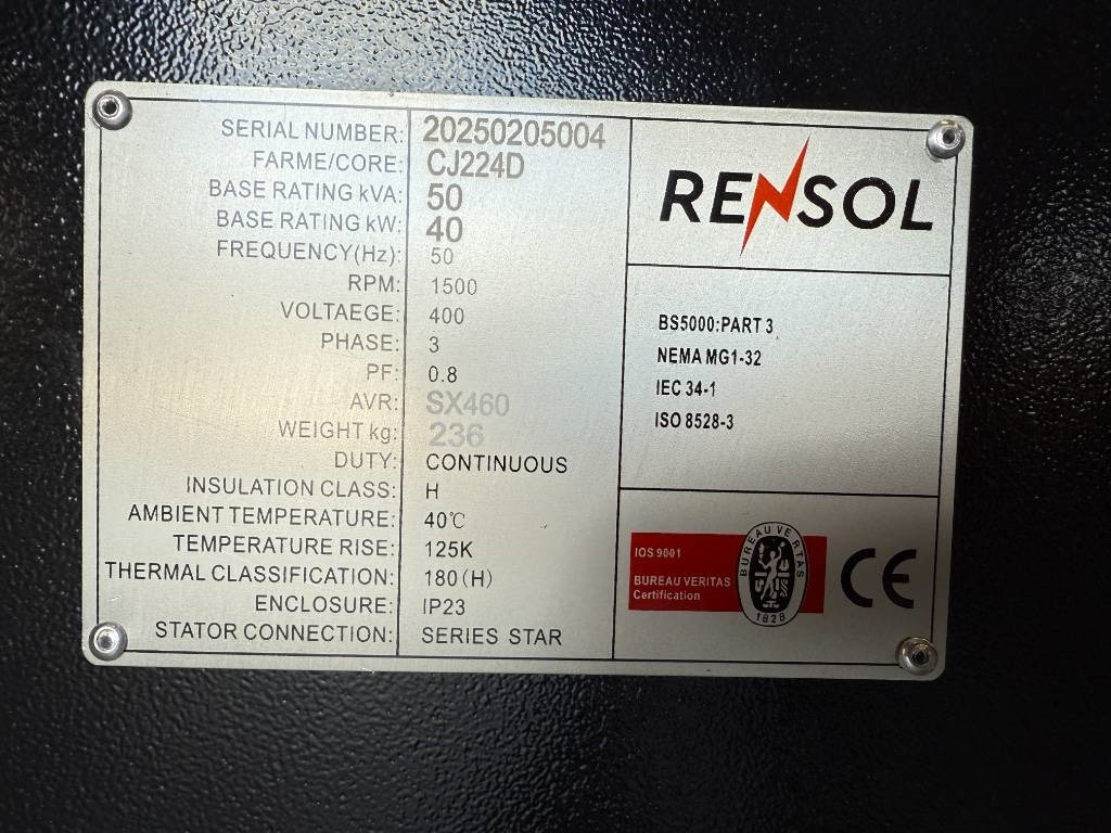 Groupe électrogène neuf DPX CJ224D - 50 kVA Alternator - DPX-33903: photos 7