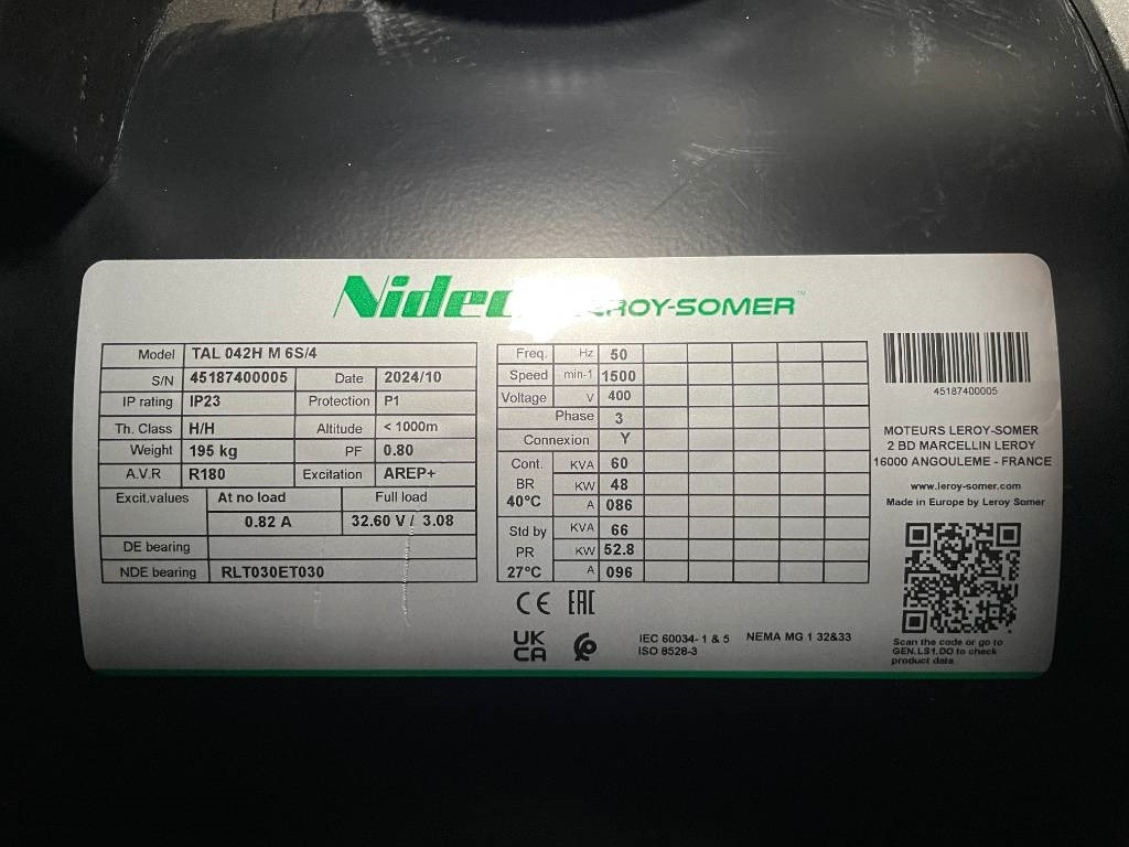 Groupe électrogène neuf Deutz TCD2.9L4 - 60 kVA Stage V Generator - DPX-19006.1: photos 17