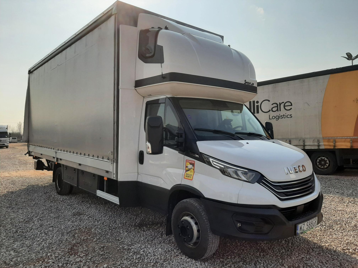 IVECO/JUSAM STANISŁAWJURKOWSKI 70C18/JU06 PLANDEKA Z WINDĄ - Utilitaire rideaux coulissants (PLSC): photos 1 IVECO/JUSAM STANISŁAWJURKOWSKI 70C18/JU06 PLANDEKA Z WINDĄ - Utilitaire rideaux coulissants (PLSC): photos 1