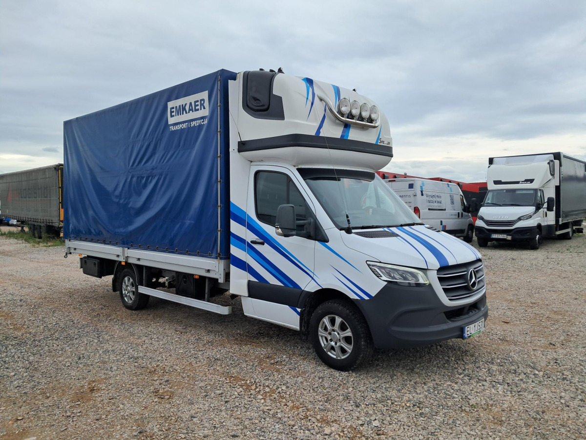 MERCEDES BENZ SPRINTER PLANDEKA - Utilitaire rideaux coulissants (PLSC): photos 1 MERCEDES BENZ SPRINTER PLANDEKA - Utilitaire rideaux coulissants (PLSC): photos 1