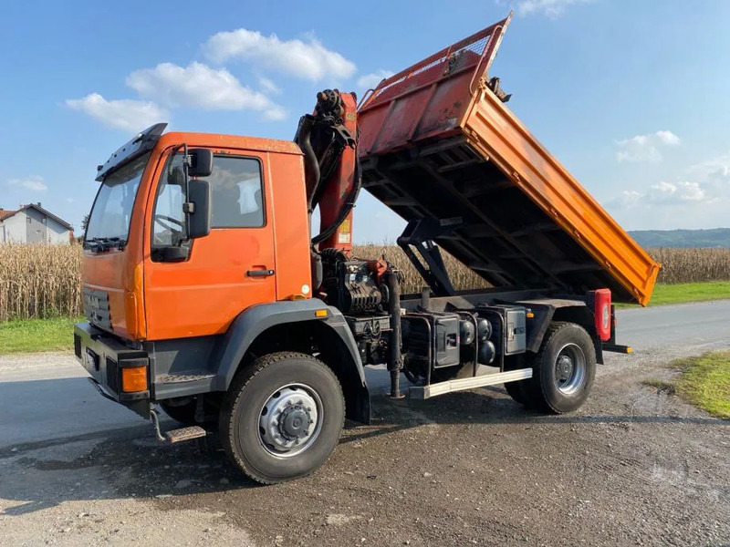MAN LE 18-280 , 4X4 , Tipper , Palfinger PK 9501 - Camion benne, Camion grue: photos 2 MAN LE 18-280 , 4X4 , Tipper , Palfinger PK 9501 - Camion benne, Camion grue: photos 2