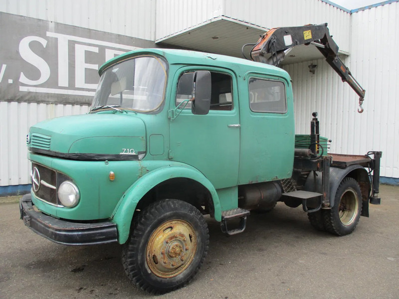 Mercedes-Benz 710 , 4x4 , Crane Hiab 5501 - Camion grue: photos 1 Mercedes-Benz 710 , 4x4 , Crane Hiab 5501 - Camion grue: photos 1