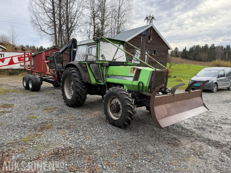 1981 Deutz DX 110A m/ tømmerhenger - Tracteur agricole: photos 3 1981 Deutz DX 110A m/ tømmerhenger - Tracteur agricole: photos 3