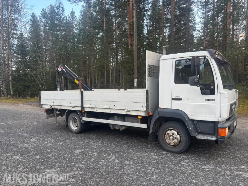 2000 MAN 8.163 LLC MED HIAB KRAN - Camion grue: photos 2 2000 MAN 8.163 LLC MED HIAB KRAN - Camion grue: photos 2