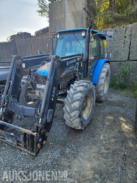 2000 New Holland TL90 Traktor med frontlaster - Tracteur agricole: photos 1 2000 New Holland TL90 Traktor med frontlaster - Tracteur agricole: photos 1