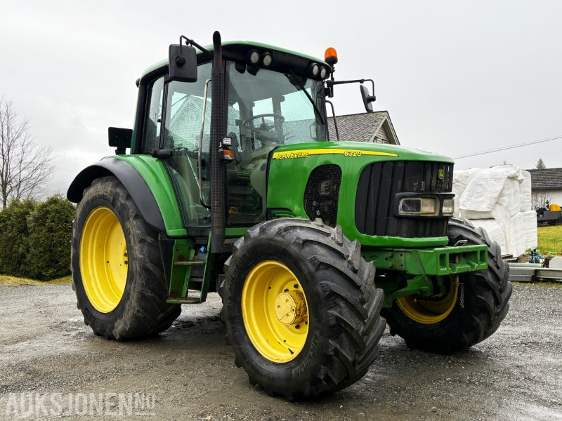 2002 John Deere 6320 - 9018 motortimer - helt nye framdekk medfølger - Tracteur agricole: photos 2 2002 John Deere 6320 - 9018 motortimer - helt nye framdekk medfølger - Tracteur agricole: photos 2
