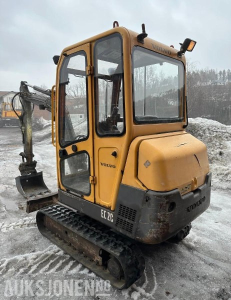 2002 Volvo EC20xt minigraver PUSSESKUFFE TANNSKUFFE MVA FRI 7136 timer - Mini pelle: photos 5 2002 Volvo EC20xt minigraver PUSSESKUFFE TANNSKUFFE MVA FRI 7136 timer - Mini pelle: photos 5