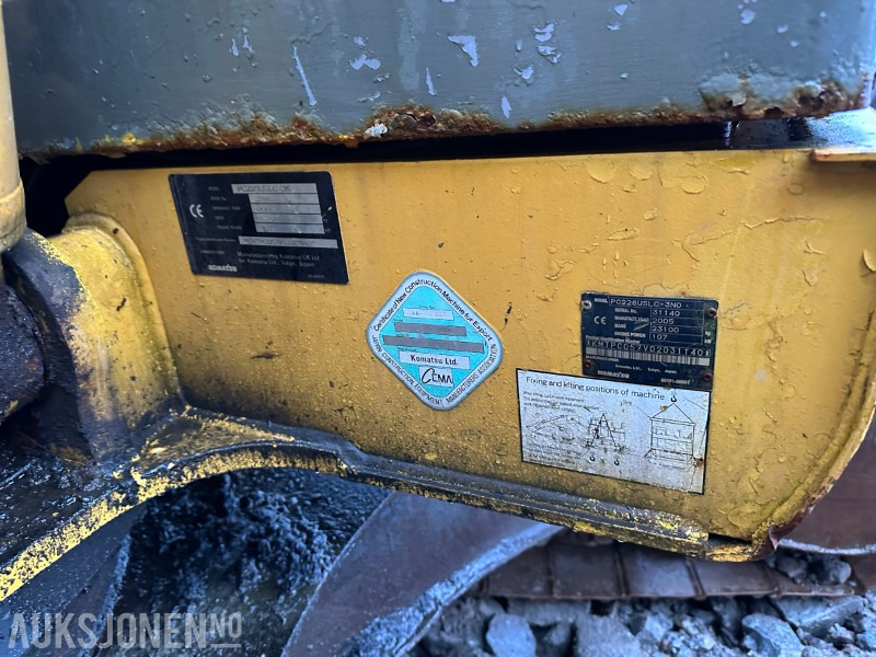 Pelle 2005 Komatsu PC228USLC-3K gravemaskin // graveskuffe // opplegg til rotortilt: photos 28