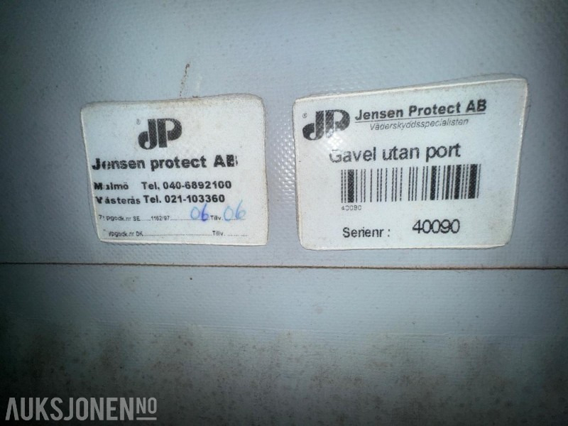 Matériel de chantier 2006 JP HALLAR LAGERHALL 20X10 METER: photos 22