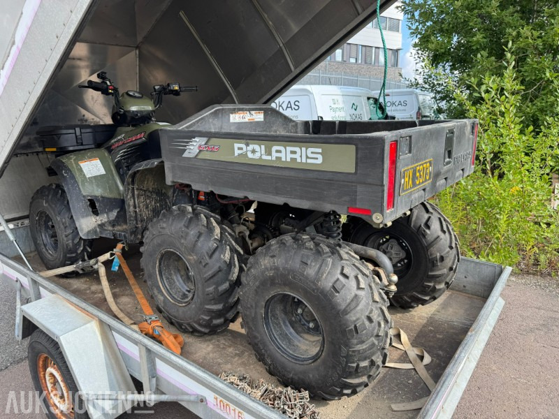 2006 Polaris Sportsman 6X6 500 | automat | WARN vinsj | lasteplan | bagasjeboks | 2-seter - Tracteur agricole: photos 1 2006 Polaris Sportsman 6X6 500 | automat | WARN vinsj | lasteplan | bagasjeboks | 2-seter - Tracteur agricole: photos 1