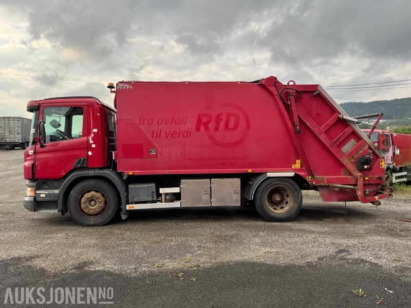 2009 Scania P-serie renovasjonsbil / NTM påbygg - Benne à ordures ménagères: photos 2 2009 Scania P-serie renovasjonsbil / NTM påbygg - Benne à ordures ménagères: photos 2
