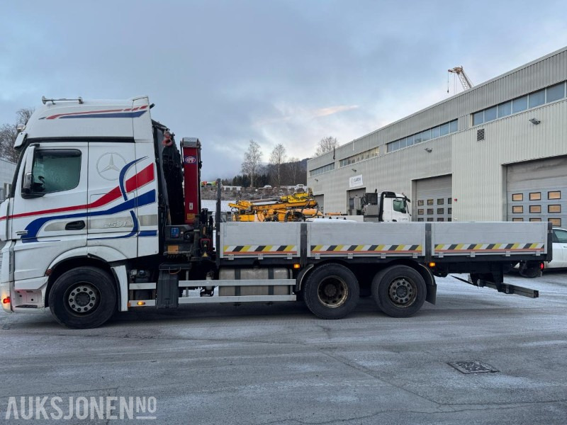 2013 Mercedes-Benz Actros kranbil / HMF kran / 19 tonnmeter - Camion grue: photos 2 2013 Mercedes-Benz Actros kranbil / HMF kran / 19 tonnmeter - Camion grue: photos 2