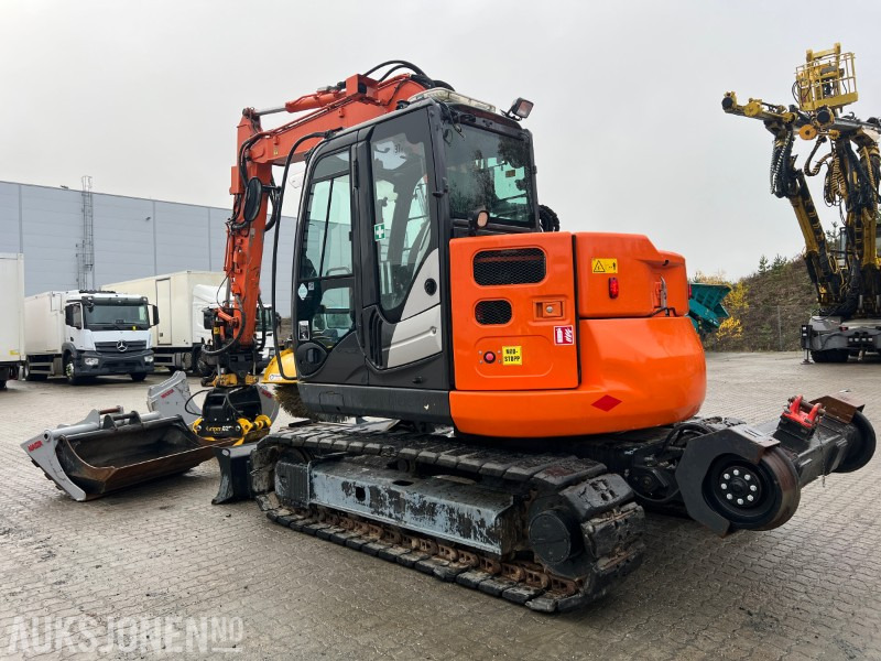 2015 Hitachi ZX-85-US-5 - Rail maskin med mye utstyr! - Pelle: photos 3 2015 Hitachi ZX-85-US-5 - Rail maskin med mye utstyr! - Pelle: photos 3