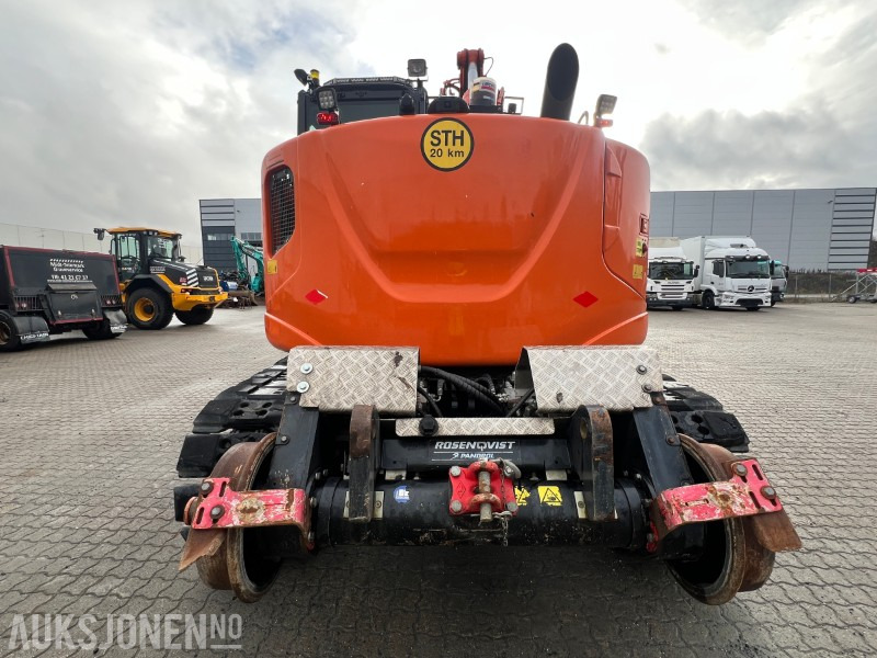 2015 Hitachi ZX135-US Rail maskin med henger, tilt, klype, 6 skuffer, klype - Pelle: photos 4 2015 Hitachi ZX135-US Rail maskin med henger, tilt, klype, 6 skuffer, klype - Pelle: photos 4