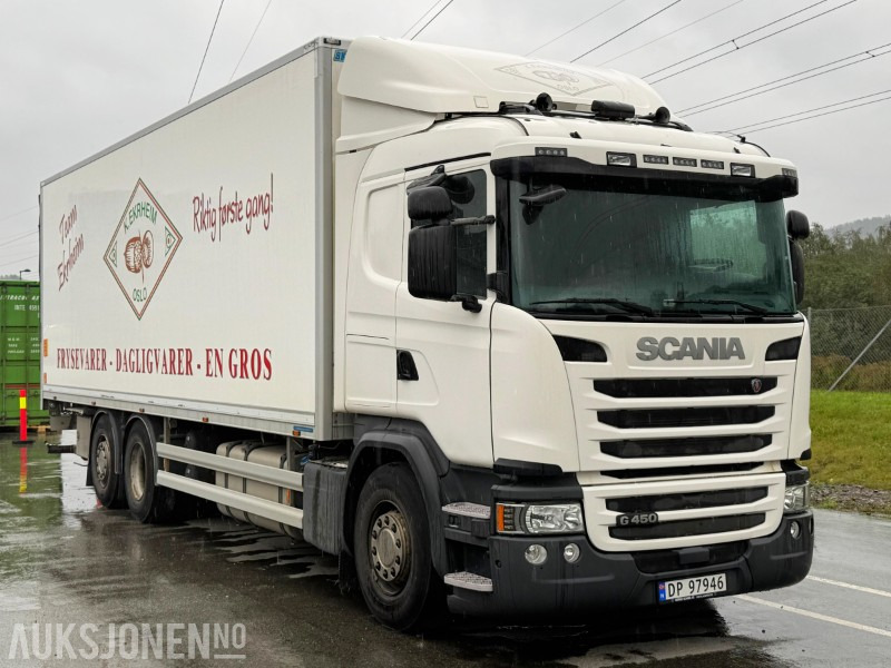 2016 Scania G450 med 2-soners kjøl- og frys, kun 1 eier! Gullavtale, Zepro, Onspot kjettinger, ryggekamera - Camion fourgon: photos 3 2016 Scania G450 med 2-soners kjøl- og frys, kun 1 eier! Gullavtale, Zepro, Onspot kjettinger, ryggekamera - Camion fourgon: photos 3