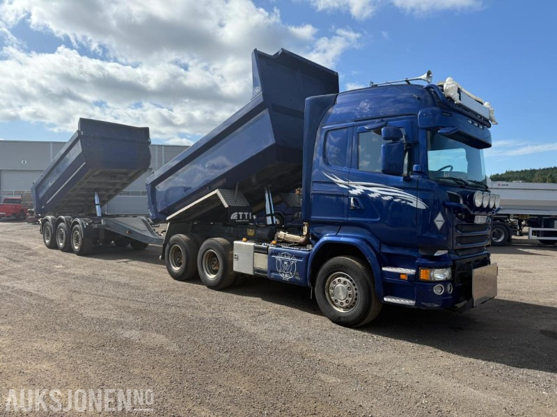 2016 Scania R730 6X4 Euro6 TIPPBIL M/ NOR SLEP HENGER BRØYTERIGGET NYLIG EU GODKJENT. - Camion benne: photos 4 2016 Scania R730 6X4 Euro6 TIPPBIL M/ NOR SLEP HENGER BRØYTERIGGET NYLIG EU GODKJENT. - Camion benne: photos 4
