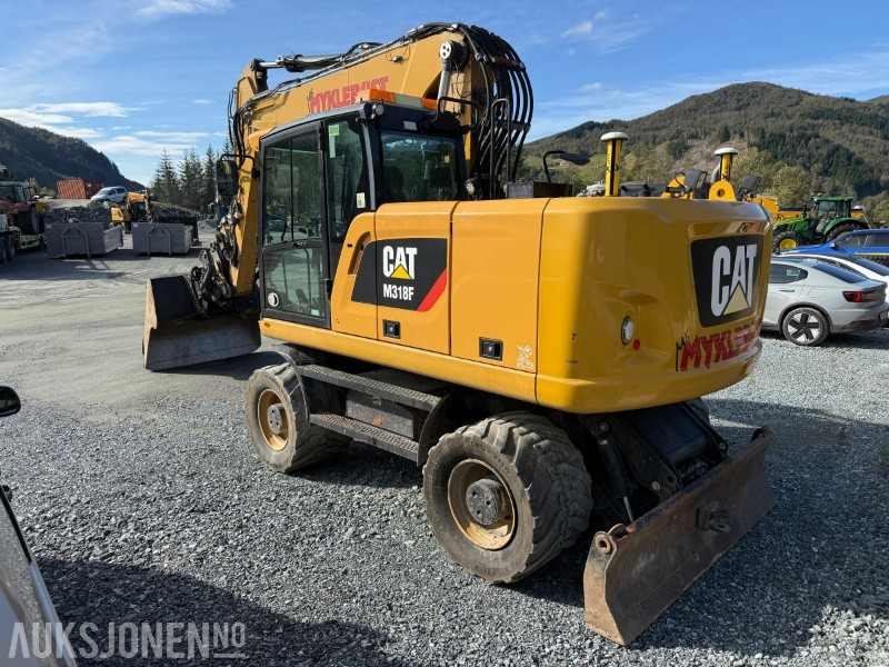 2018 Velholdt Cat M318F Hjulgraver med OilQuick Rototilt R6, 9577 timer - Pelle: photos 4 2018 Velholdt Cat M318F Hjulgraver med OilQuick Rototilt R6, 9577 timer - Pelle: photos 4