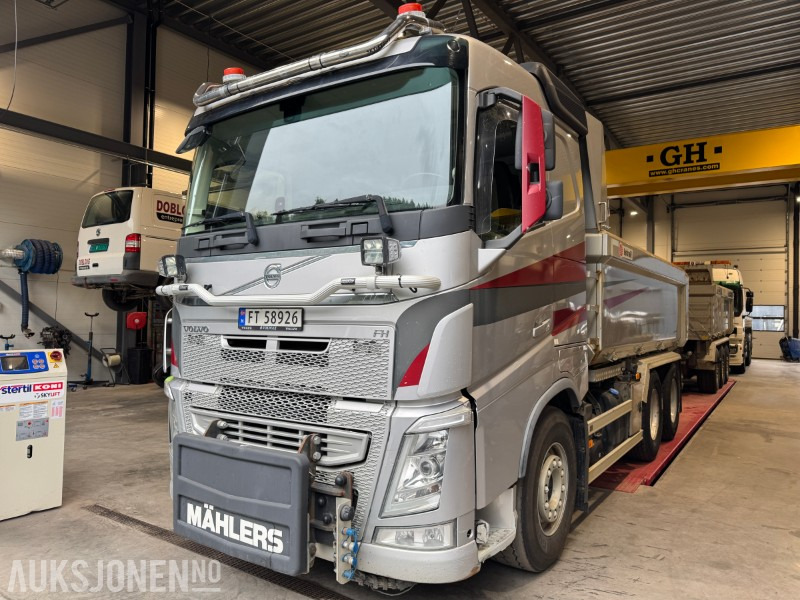 2018 Volvo FH 540 6X4 BRØYTERIGGET TIPPBIL MED ISTRAIL DUMPERKJERRE - Camion benne: photos 3 2018 Volvo FH 540 6X4 BRØYTERIGGET TIPPBIL MED ISTRAIL DUMPERKJERRE - Camion benne: photos 3