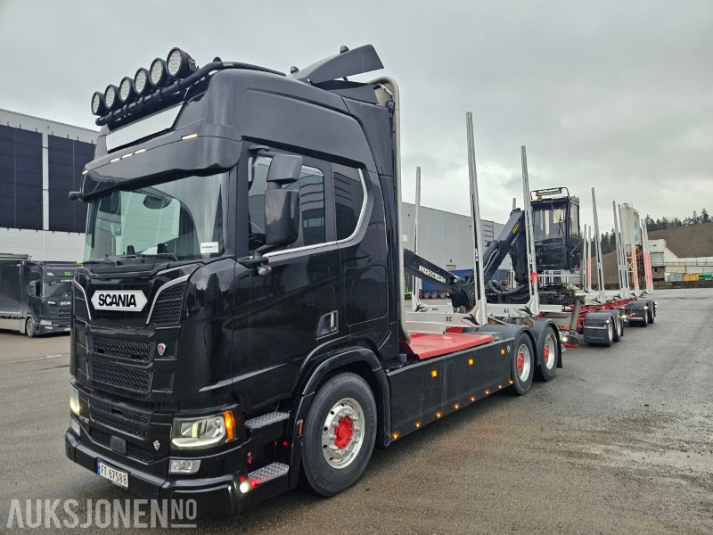 2020 Scania R730 B6x4NB med henger - Camion grumier: photos 1 2020 Scania R730 B6x4NB med henger - Camion grumier: photos 1