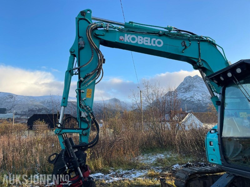 Pelle 2021 Kobelco SK75SR-7 Gravemaskin med skjær, tiltrotator med gripekassett, nylig sertifisert, kun 2400 timer: photos 11 Pelle 2021 Kobelco SK75SR-7 Gravemaskin med skjær, tiltrotator med gripekassett, nylig sertifisert, kun 2400 timer: photos 11