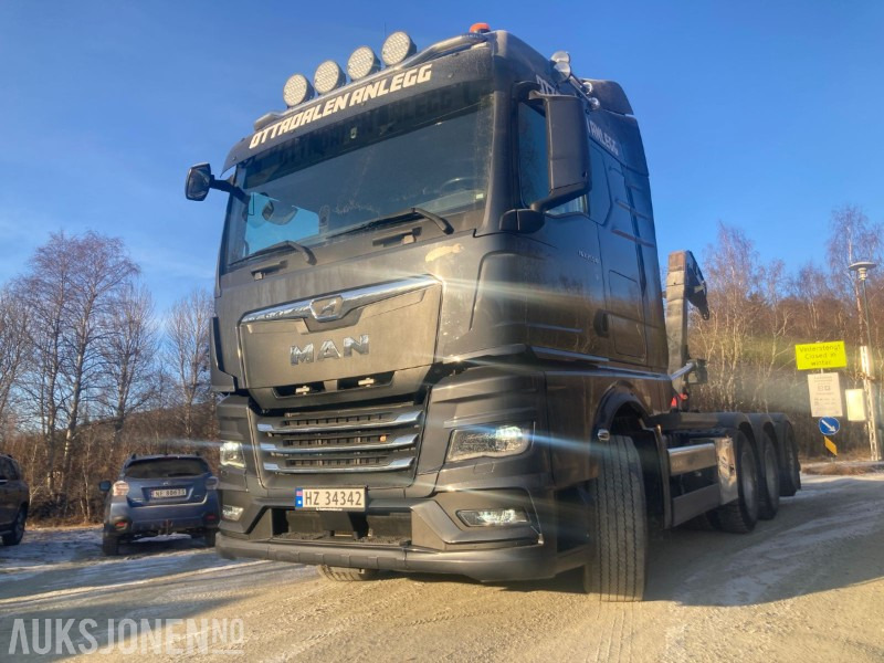 2021 MAN TGX krokbil med dumperkasse og kranflak. 8X4 EURO 6 - Camion ampliroll: photos 4 2021 MAN TGX krokbil med dumperkasse og kranflak. 8X4 EURO 6 - Camion ampliroll: photos 4
