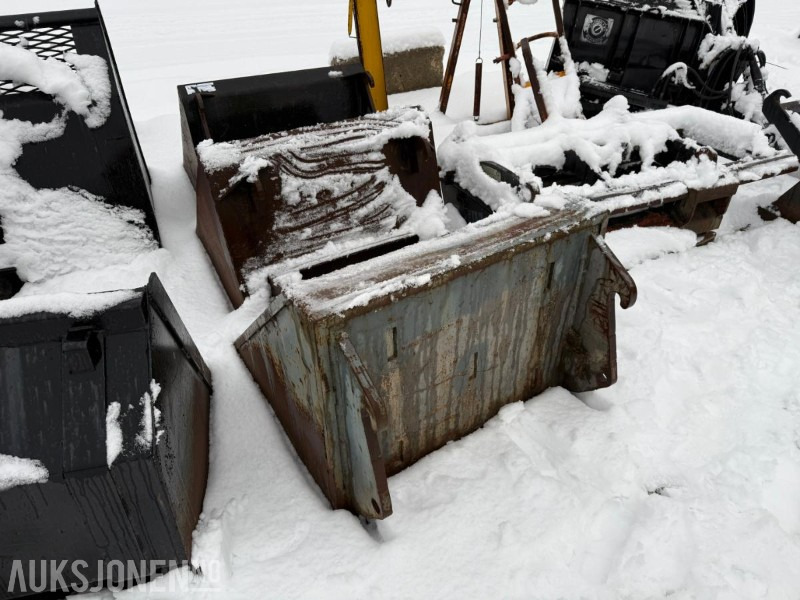 3 stk. hjullasterskuffer – ca. 100 cm bredde - BM-feste - Chargeuse sur pneus: photos 1 3 stk. hjullasterskuffer – ca. 100 cm bredde - BM-feste - Chargeuse sur pneus: photos 1