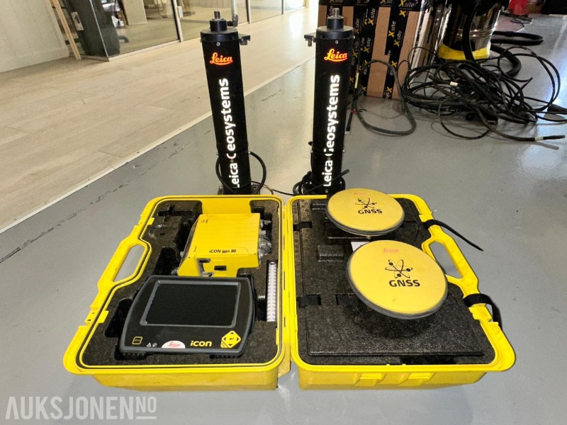 2016 Leica iCON GPS 80 maskinstyringssystem - komplett pakke - Accessoire pour Engins de chantier: photos 1 2016 Leica iCON GPS 80 maskinstyringssystem - komplett pakke - Accessoire pour Engins de chantier: photos 1