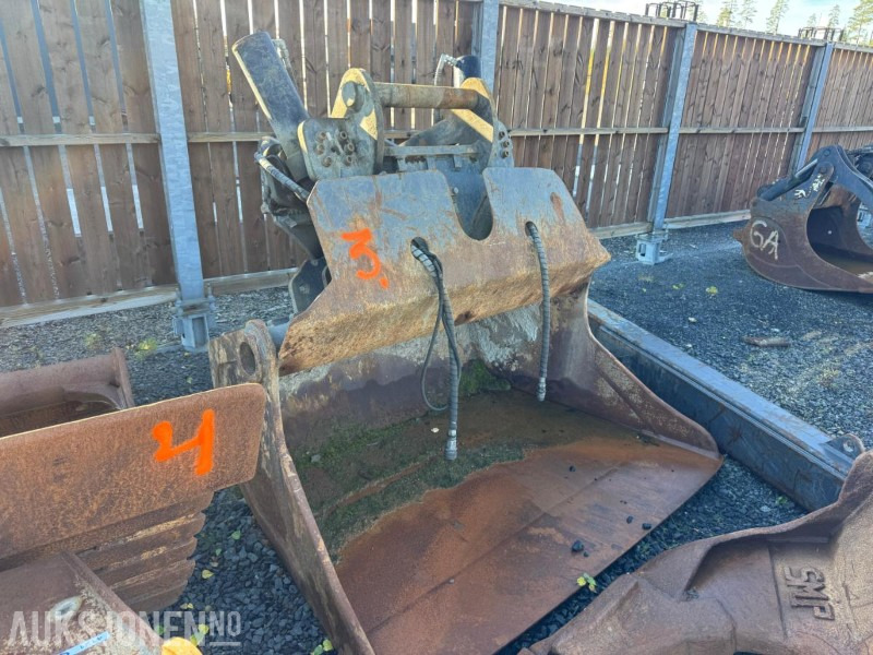 Gjerstad hydraulisk pusseskuffe. S90 feste - Accessoire pour Engins de chantier: photos 1 Gjerstad hydraulisk pusseskuffe. S90 feste - Accessoire pour Engins de chantier: photos 1