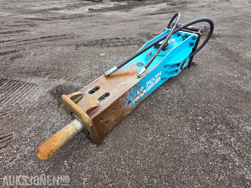 MSB MS700H Pigghammer med S70 feste - Accessoire pour Engins de chantier: photos 1 MSB MS700H Pigghammer med S70 feste - Accessoire pour Engins de chantier: photos 1