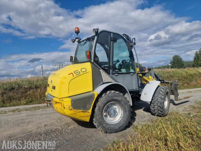 Kramer Allrad 750 kompakt hjullaster med 2 stk skuffer og pallegafler / 1765 timer - Chargeuse sur pneus: photos 3 Kramer Allrad 750 kompakt hjullaster med 2 stk skuffer og pallegafler / 1765 timer - Chargeuse sur pneus: photos 3