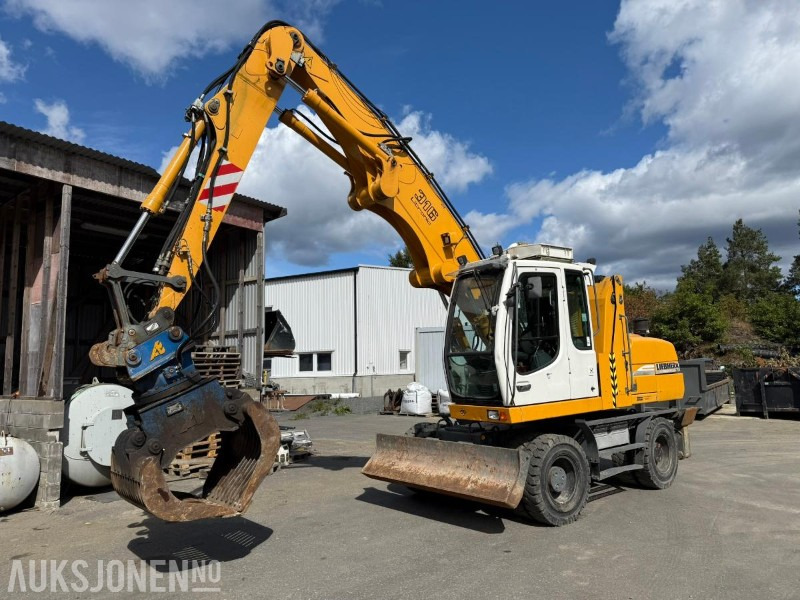 Liebherr 316 Litronic Hjulgraver m/Arden klo og Gjerstad pusseskuffe - Pelle: photos 1 Liebherr 316 Litronic Hjulgraver m/Arden klo og Gjerstad pusseskuffe - Pelle: photos 1