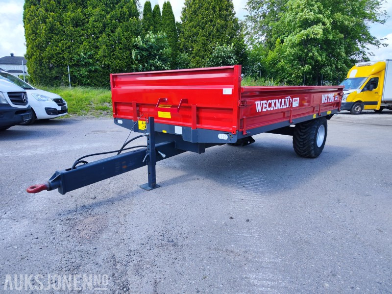 Machine agricole 2024 Weckman WS70G traktortilhenger med brems