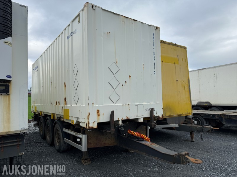 2013 HFR trippelkjerre med container - Remorque: photos 2 2013 HFR trippelkjerre med container - Remorque: photos 2