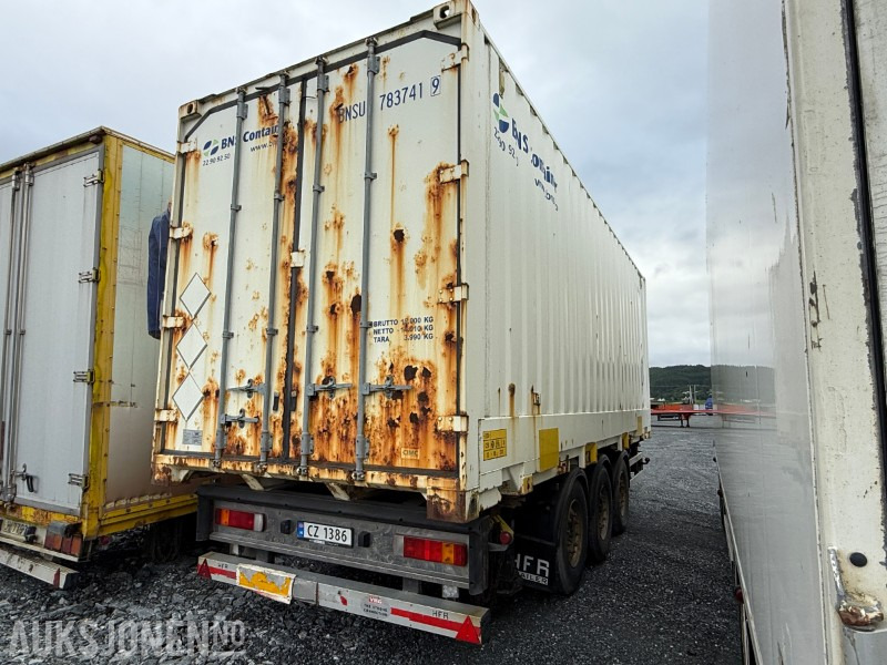 2013 HFR trippelkjerre med container - Remorque: photos 3 2013 HFR trippelkjerre med container - Remorque: photos 3
