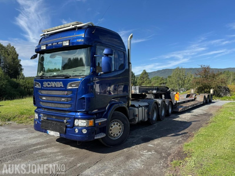 Tracteur routier 2013 Scania R-serie 8x4 trekkvogn med maskinhenger