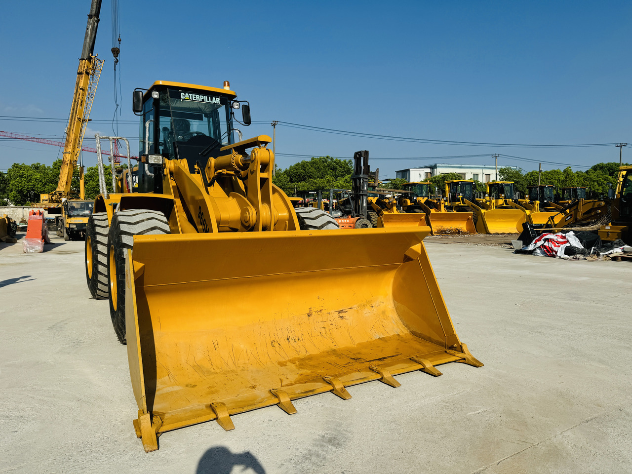 Chargeuse sur pneus Caterpillar Used Loader CAT966 966H 966G 966F 980G 988G Secondhand Loaders in High Quality: photos 11